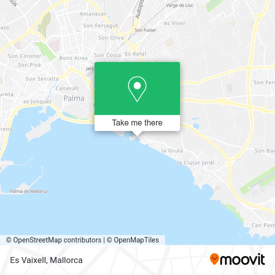 Es Vaixell map