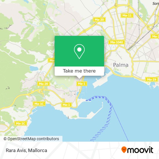Rara Avis map