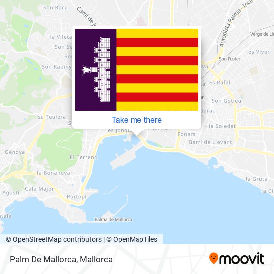 Palm De Mallorca map
