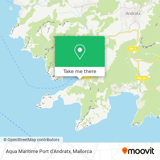 Aqua Maritime Port d'Andratx map