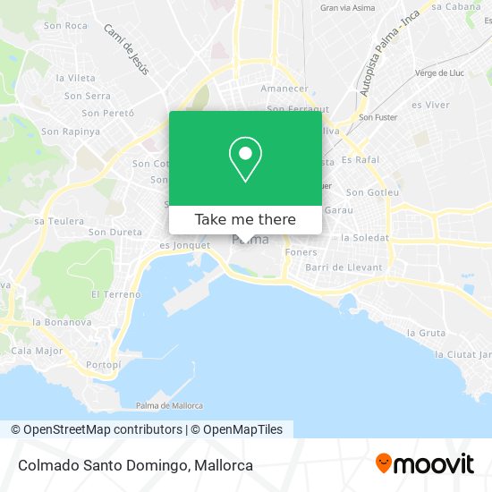 Colmado Santo Domingo map