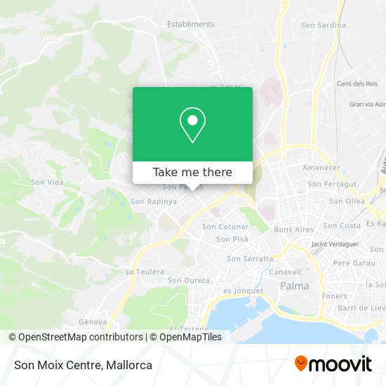 Son Moix Centre map