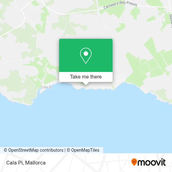mapa Cala Pi