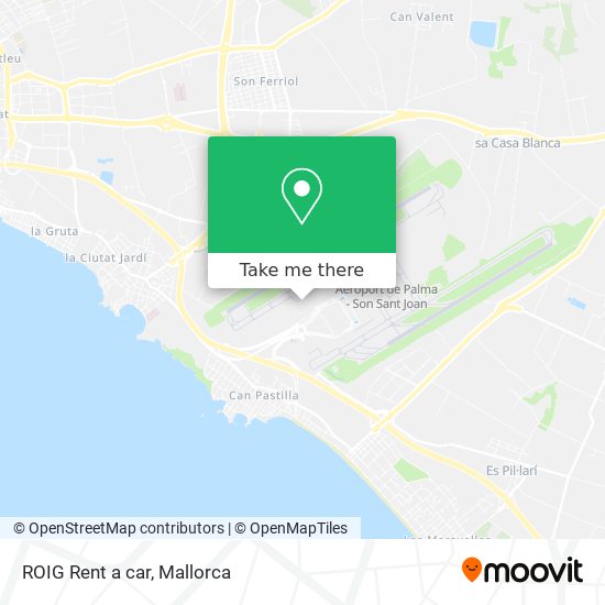 ROIG Rent a car map