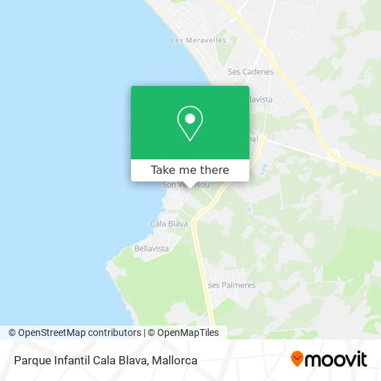Parque Infantil Cala Blava map