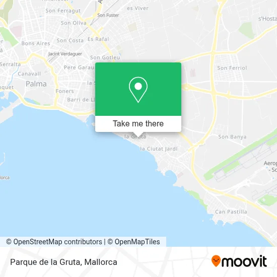 Parque de la Gruta map