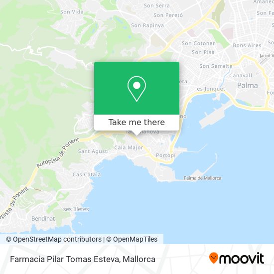 mapa Farmacia Pilar Tomas Esteva