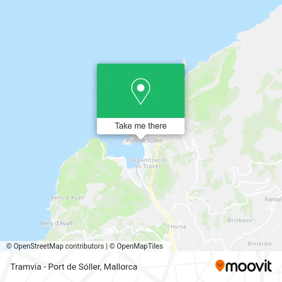 Tramvia - Port de Sóller map