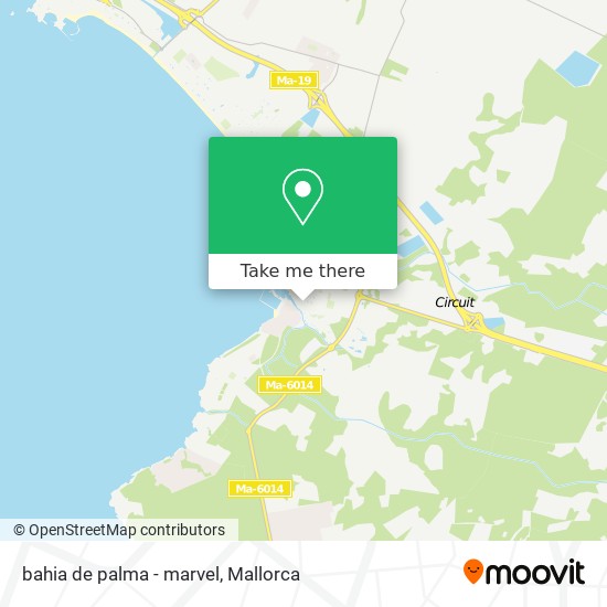 mapa bahia de palma - marvel