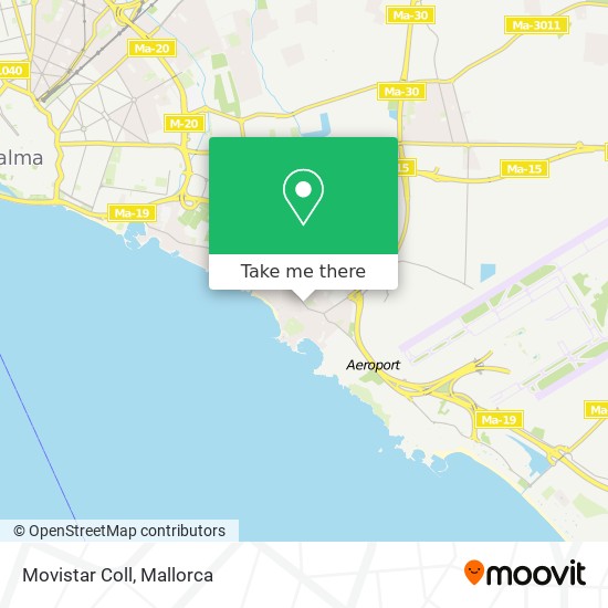 Movistar Coll map