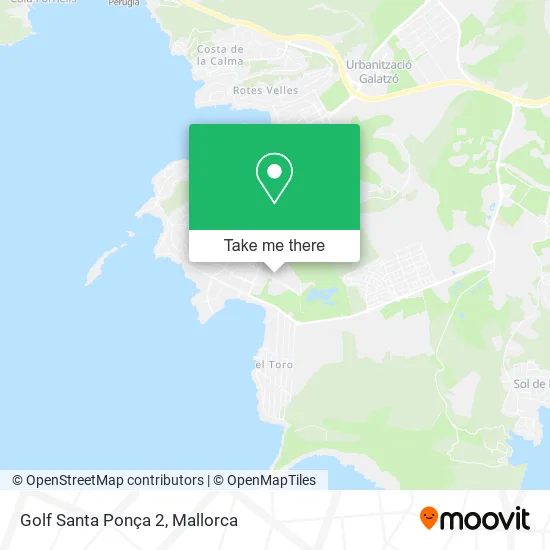 Golf Santa Ponça 2 map