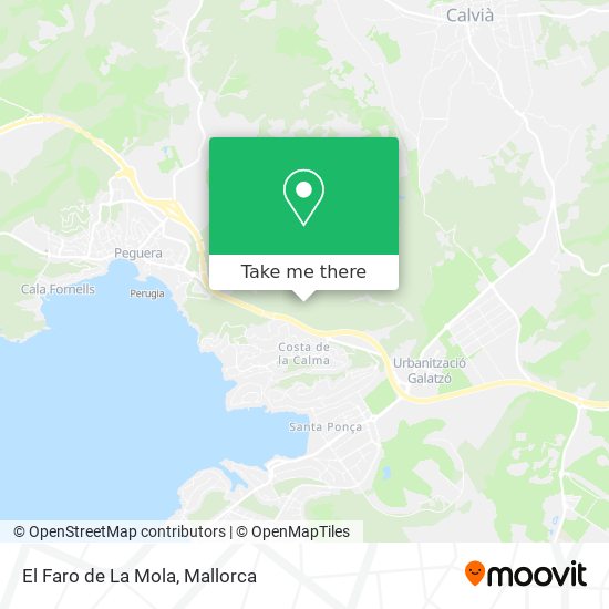 El Faro de La Mola map