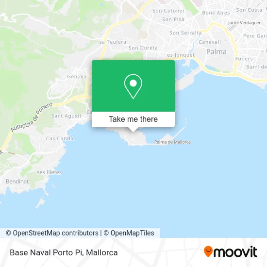 Base Naval Porto Pi map