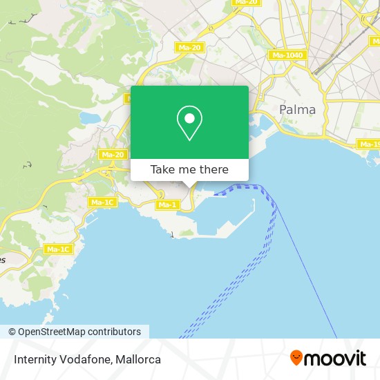 Internity Vodafone map