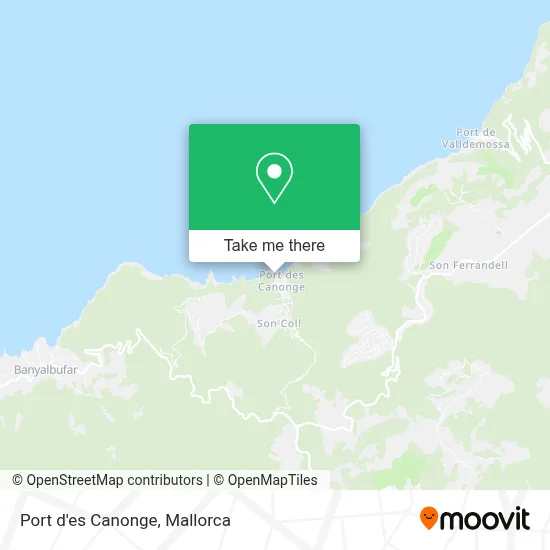 Port d'es Canonge map