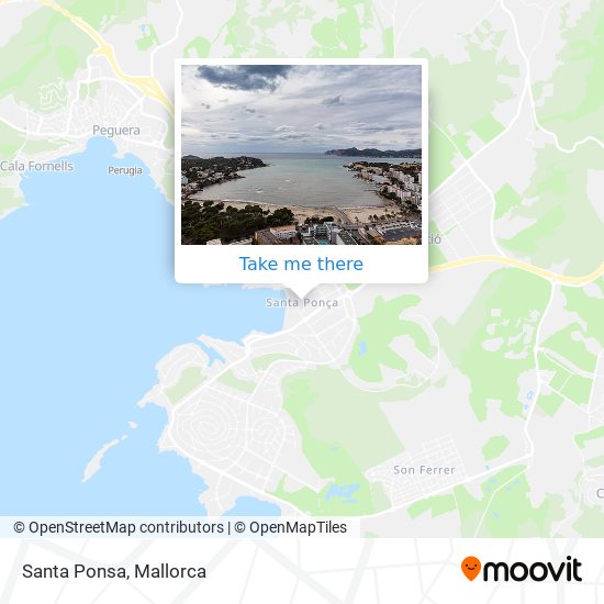 Santa Ponsa map