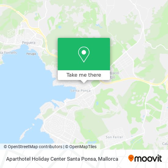Aparthotel Holiday Center Santa Ponsa map