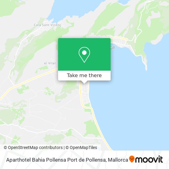 Aparthotel Bahia Pollensa Port de Pollensa map