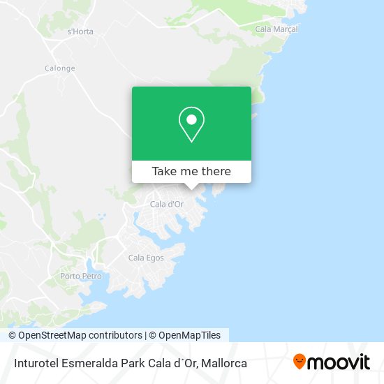 Inturotel Esmeralda Park Cala d´Or map