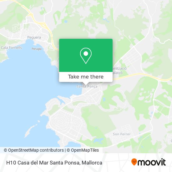 mapa H10 Casa del Mar Santa Ponsa