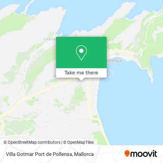 Villa Gotmar Port de Pollensa map