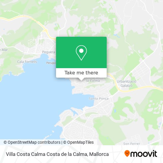 mapa Villa Costa Calma Costa de la Calma