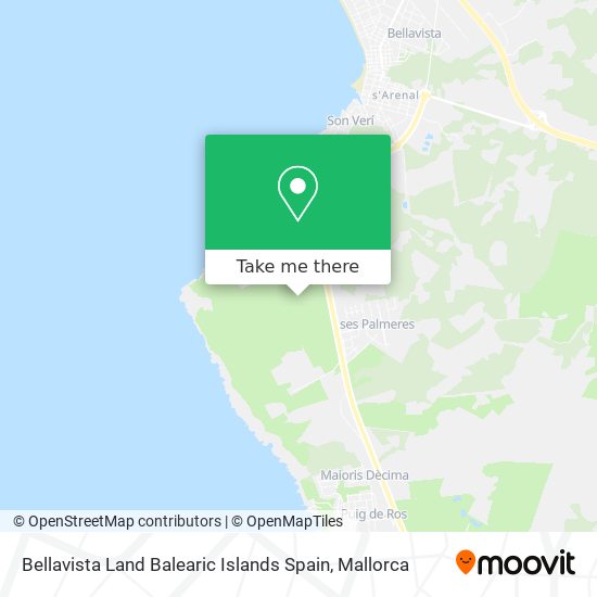 Bellavista Land Balearic Islands Spain map