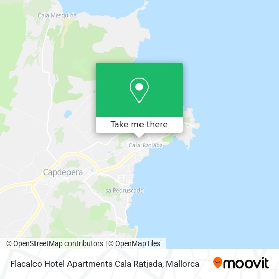 Flacalco Hotel Apartments Cala Ratjada map