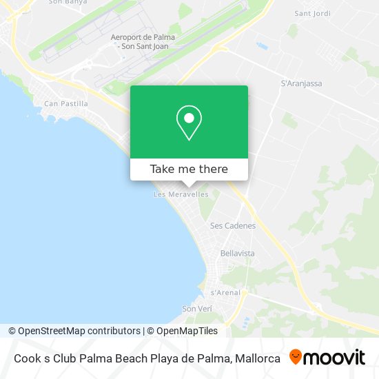 Cook s Club Palma Beach Playa de Palma map