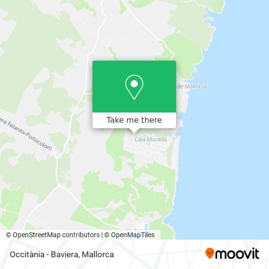 Occitània - Baviera map