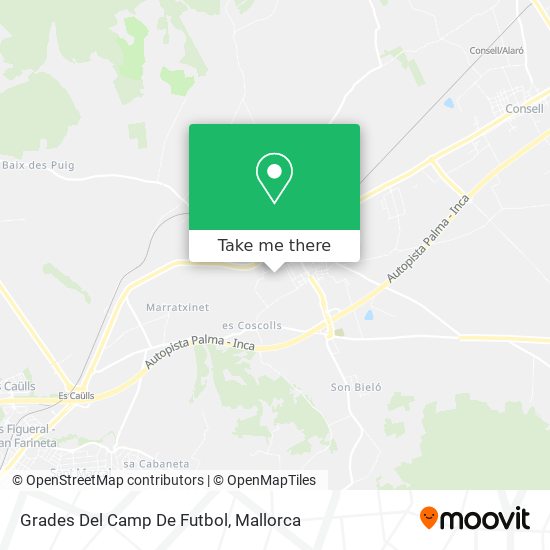 Grades Del Camp De Futbol map