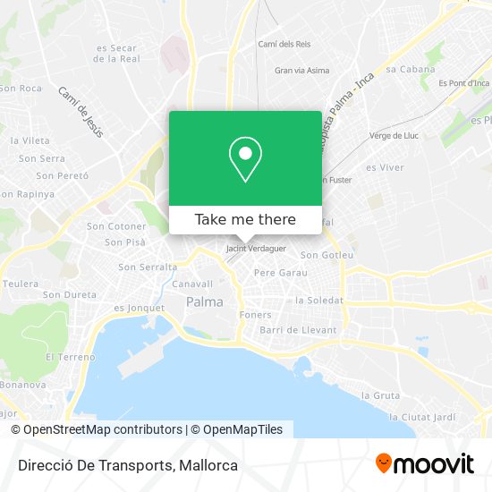 Direcció De Transports map