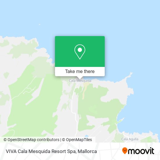 mapa VIVA Cala Mesquida Resort Spa