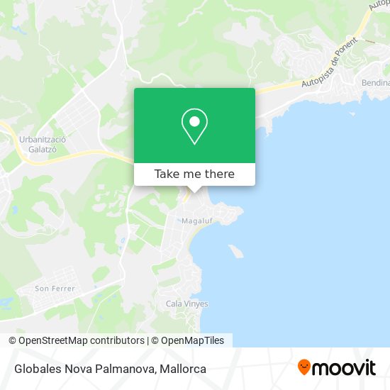 mapa Globales Nova Palmanova
