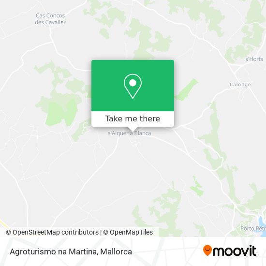 Agroturismo na Martina map