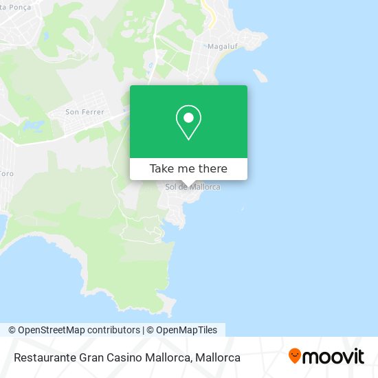 Restaurante Gran Casino Mallorca map