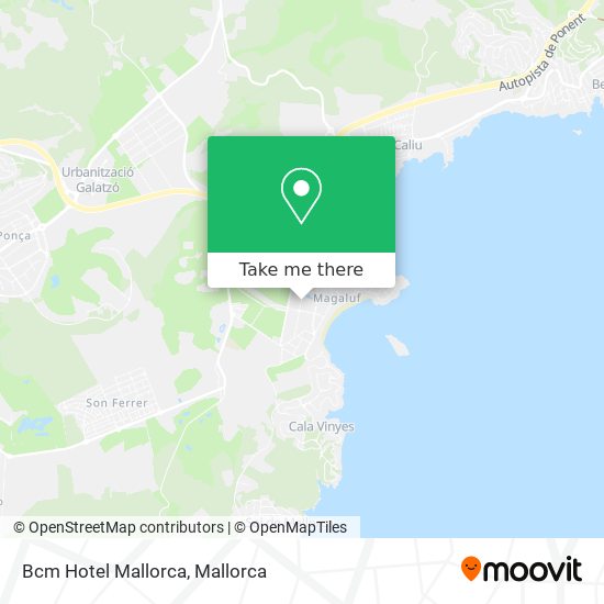 Bcm Hotel Mallorca map