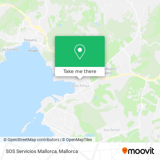 SOS Servicios Mallorca map