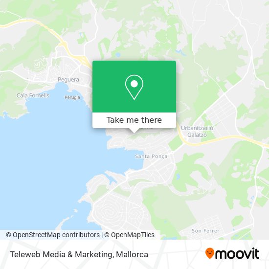 mapa Teleweb Media & Marketing