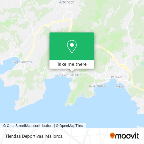 mapa Tiendas Deportivas