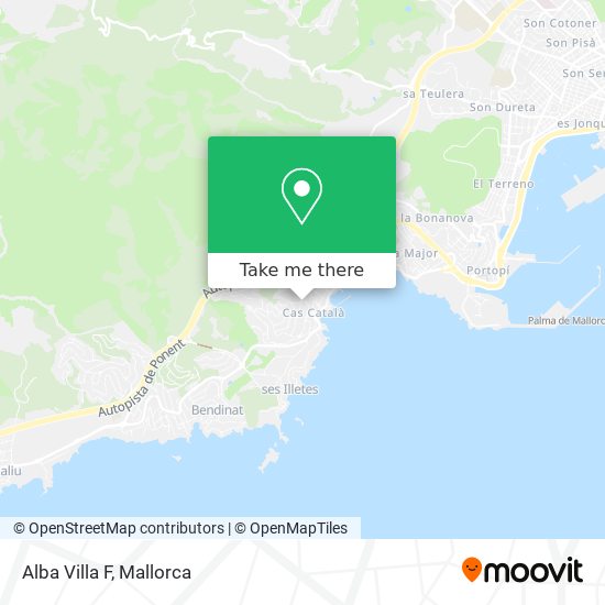 mapa Alba Villa F