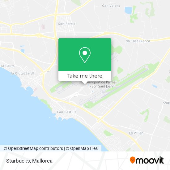 mapa Starbucks