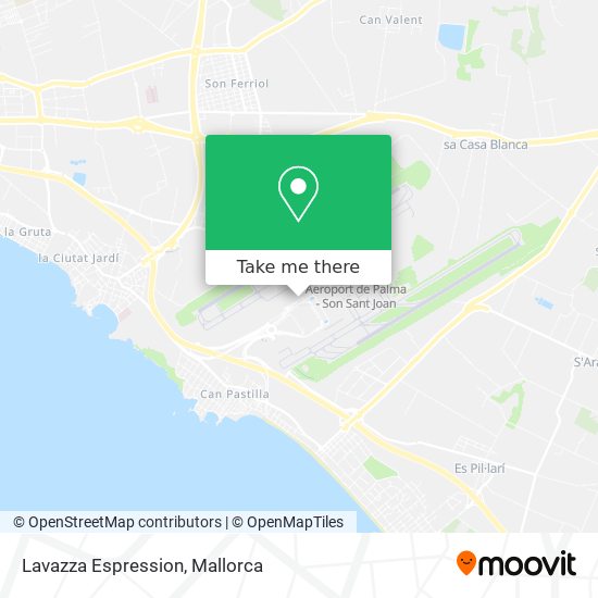 mapa Lavazza Espression