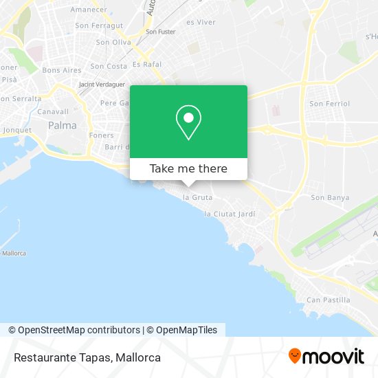 Restaurante Tapas map