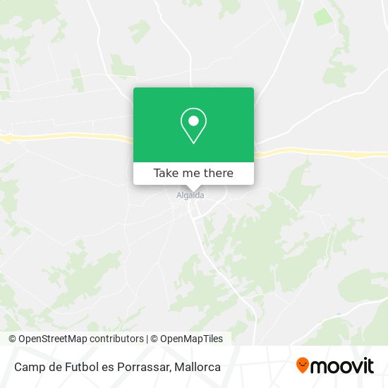 mapa Camp de Futbol es Porrassar
