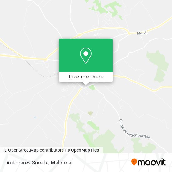 Autocares Sureda map