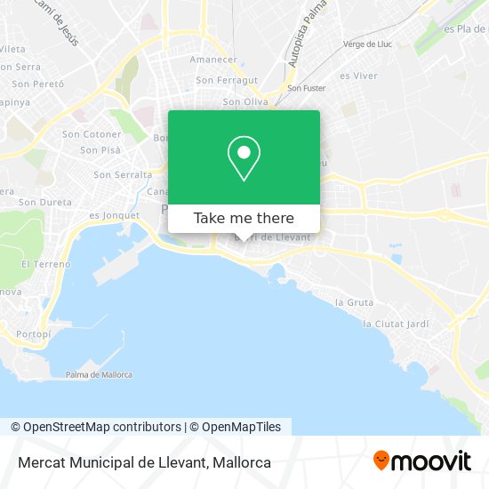Mercat Municipal de Llevant map