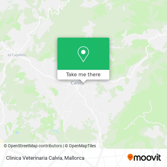 Clinica Veterinaria Calvia map