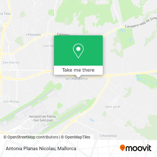 Antonia Planas Nicolau map