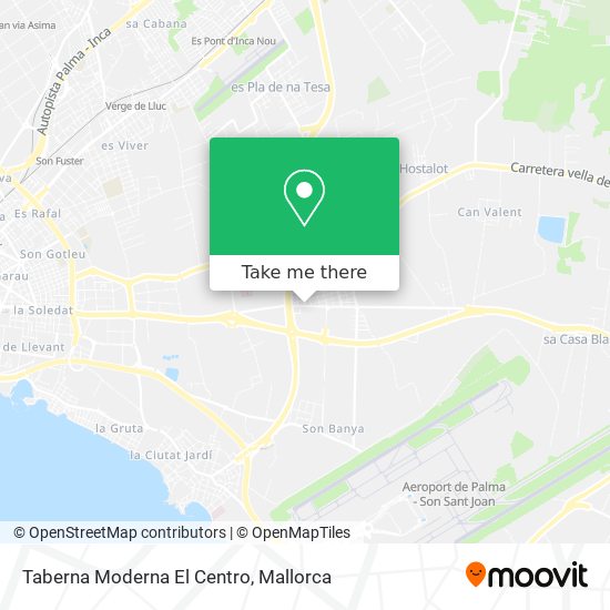 Taberna Moderna El Centro map